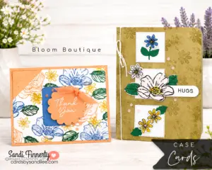 &ldquo;Bloom Boutique cards CASEd from Stampin' Up! January-April 2026 Mini Catalog page 67&rdquo;