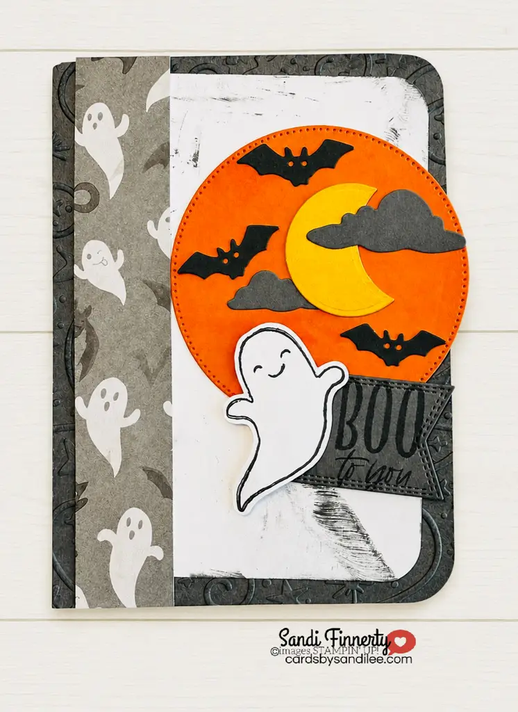 Frightfully fun ghost card that goes with Sketch #2